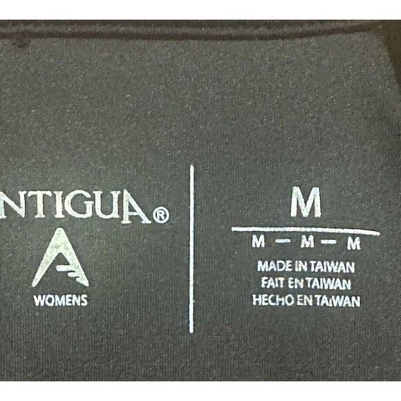 Chicago Blackhawks NHL Black Zip Weatherproof Antigua Soft Lining Women’s Medium - Picture 4 of 5